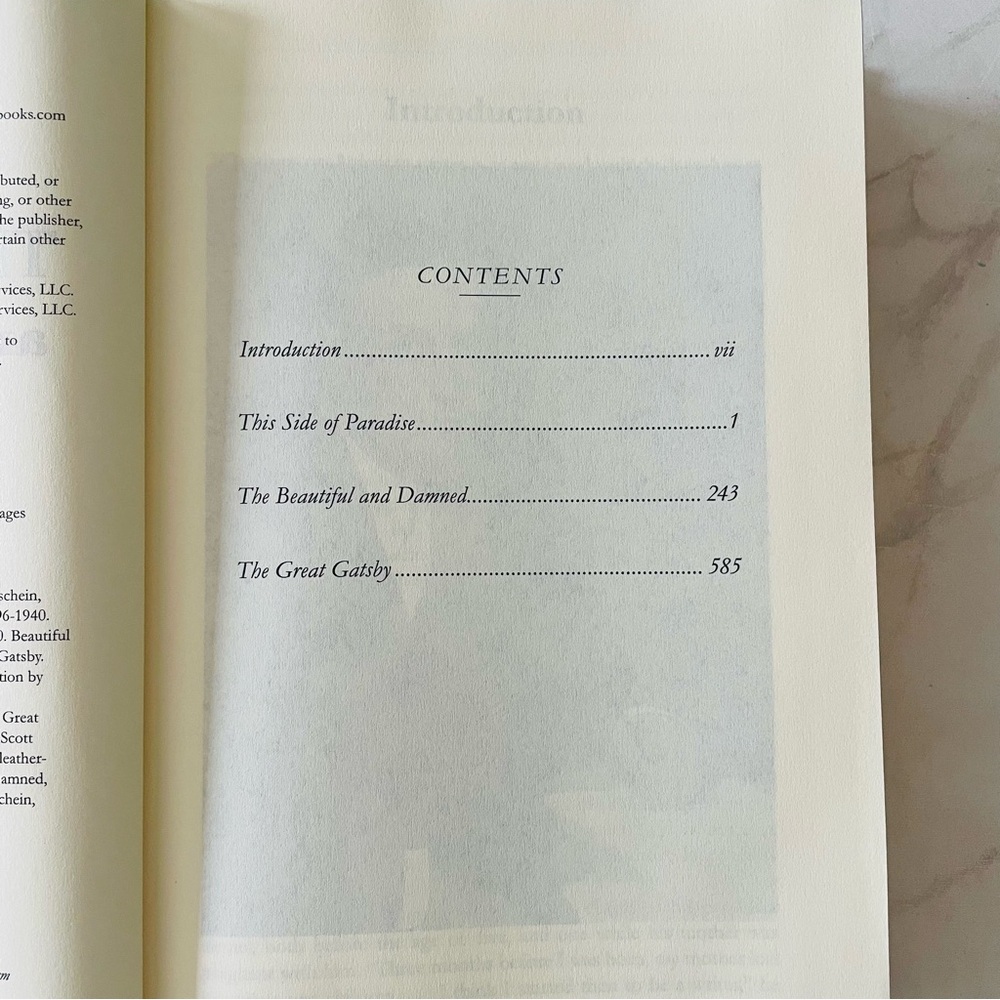 The Great Gatsby and Other Works Hardcover Leather-bound Book - Picture 7 of 7